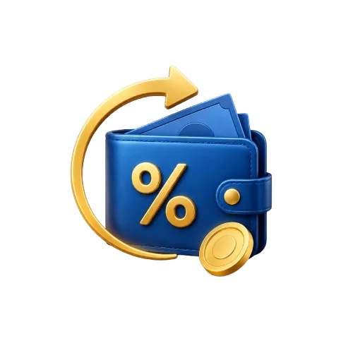 Cashback up to 25%