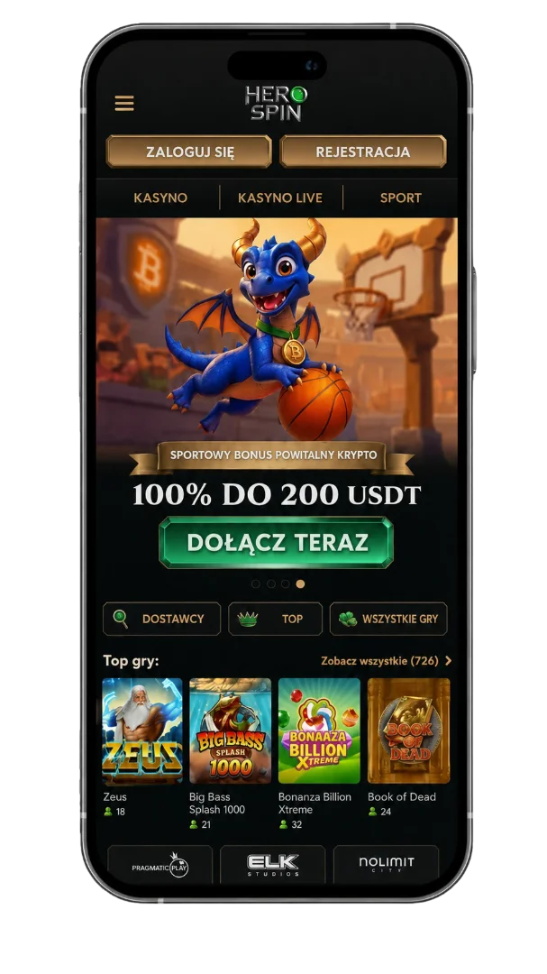 Herospin casino application